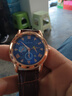 沃凯全自动机芯械男士手表高档日历石英表男款潮流时尚手表男名表 时尚款蓝面 实拍图