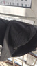 京东京造摇粒绒外套防静电抓绒衣保暖卫衣夹克男女同款t恤打底 黑色 M 实拍图