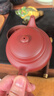 京东京造 宜兴紫砂壶 手工茶壶【原矿紫泥】煮泡茶具 德钟壶238ml礼盒装 实拍图