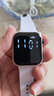 其他品牌高颜值LED手表时尚方形学生科技感超强夜光数字个性运动 太空白 实拍图