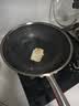 康巴赫炒锅不粘锅316L不锈钢炒菜锅32cm蜂窝平底煎炒锅电磁炉燃气灶通用 实拍图