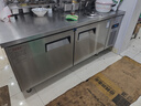 澳柯玛（AUCMA）保鲜工作台冷藏冷冻冰柜商用冷藏工作台操作台卧式冰箱奶茶设备平冷水吧台厨房冰箱冰柜冷柜 双温1.8m*0.8m*0.8m -22℃铜管 实拍图