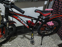 凤凰（Phoenix）儿童自行车山地车男女学生脚踏车6-15岁童车 霸道 黑红色 22寸 实拍图