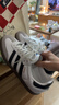 阿迪达斯 adidas三叶草  samba T头鞋运动鞋男女休闲鞋B75806 37 实拍图