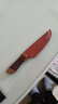 水果刀家用便携蒙古吃肉小刀锋利高硬度手把肉专用刀户外露营削皮 红色 1把 实拍图