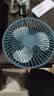 电风扇伸缩折叠小风扇宿舍家用静音充电型办公台式USB桌面宿舍大风力夏台面落地两用折叠电风扇 直插款 颜色随机 无档位开关1个装 实拍图
