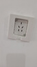 公牛（BULL）开关插座 嵌入式插座可调节空调冰箱隐藏插座GTBZ223白色五孔10A 实拍图