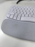 罗技（Logitech）Wave Combo 无线人体工学键鼠套装 垂直鼠标 无线蓝牙鼠标 办公键盘 无线键盘 蓝牙键盘 白色 实拍图