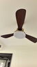 雷士（NVC）风扇灯 新中式吊扇灯中古风 餐厅客厅高显指吊灯遥控一级能效省电 似锦3叶/42寸36W全光谱/遥控款 实拍图