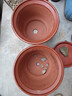 紫砂陶瓷花盆特大号花盆粗砂陶土大码陶瓷盆批发落地盆景花卉绿植 口径32cm 1个盆+托盘 实拍图