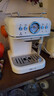 小熊（Bear）咖啡机 家用小型半自动意式 胶囊可用冷热双萃20Bar泵压 压力计 自动打奶泡 小白咖E12S7 实拍图