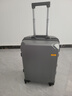 双星（doublestar）行李箱拉杆箱男次日达可登机箱大容量学生铝框密码箱旅行箱皮箱子 深灰色【加厚铝框可坐可踩】 20英寸  小型可上飞机-加厚箱体 实拍图