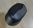 罗技（Logitech）M330 静音鼠标 无线鼠标 办公鼠标 右手鼠标 带无线微型接收器 黑色 实拍图