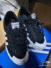 adidas NIZZA PLATFORM厚底增高运动帆布鞋女阿迪达斯三叶草 一号黑/白   38 实拍图
