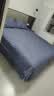 水星家纺四件套床上纯棉100%a类全棉床单被套双人加大套件1.8米×2米床蓝 实拍图
