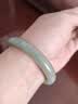 印象眸 【优选级】和田玉手镯浅青玉镯子送女友送妈妈内径约59-60mm 实拍图