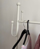 全品屋衣架落地立式衣帽架挂衣架晾家用可移动带轮衣服卧室宿舍收纳架子 【清仓处理】【家居风奶油白】 收纳置物篮-长60cm 实拍图