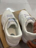 361°儿童四季板鞋男女童(3-12岁)百搭魔术贴滑板鞋小白鞋 银32 实拍图