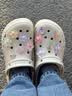 卡骆驰（CROCS）贝雅云彩女士洞洞鞋休闲鞋|208186 冬日白-11S   37 /38(240mm) 实拍图