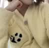 古今（GUJIN）【软绵半边绒】秋冬睡衣女家居服睡裤保暖加绒厚大码珊瑚绒套装L 实拍图