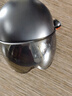 新日3C国标认证摩托电动车头盔男女四季通用骑行电瓶车半盔安全帽 混沌黑【防晒短镜】 3C新国标A类 实拍图