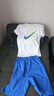 耐克（NIKE）儿童装男童夏装套装2026新款中大童男孩夏季短袖夏款运动潮牌帅气 奥海蓝【纯棉两件套】 /假一赔十 160 /L 【建议身高152-158cm】 晒单实拍图