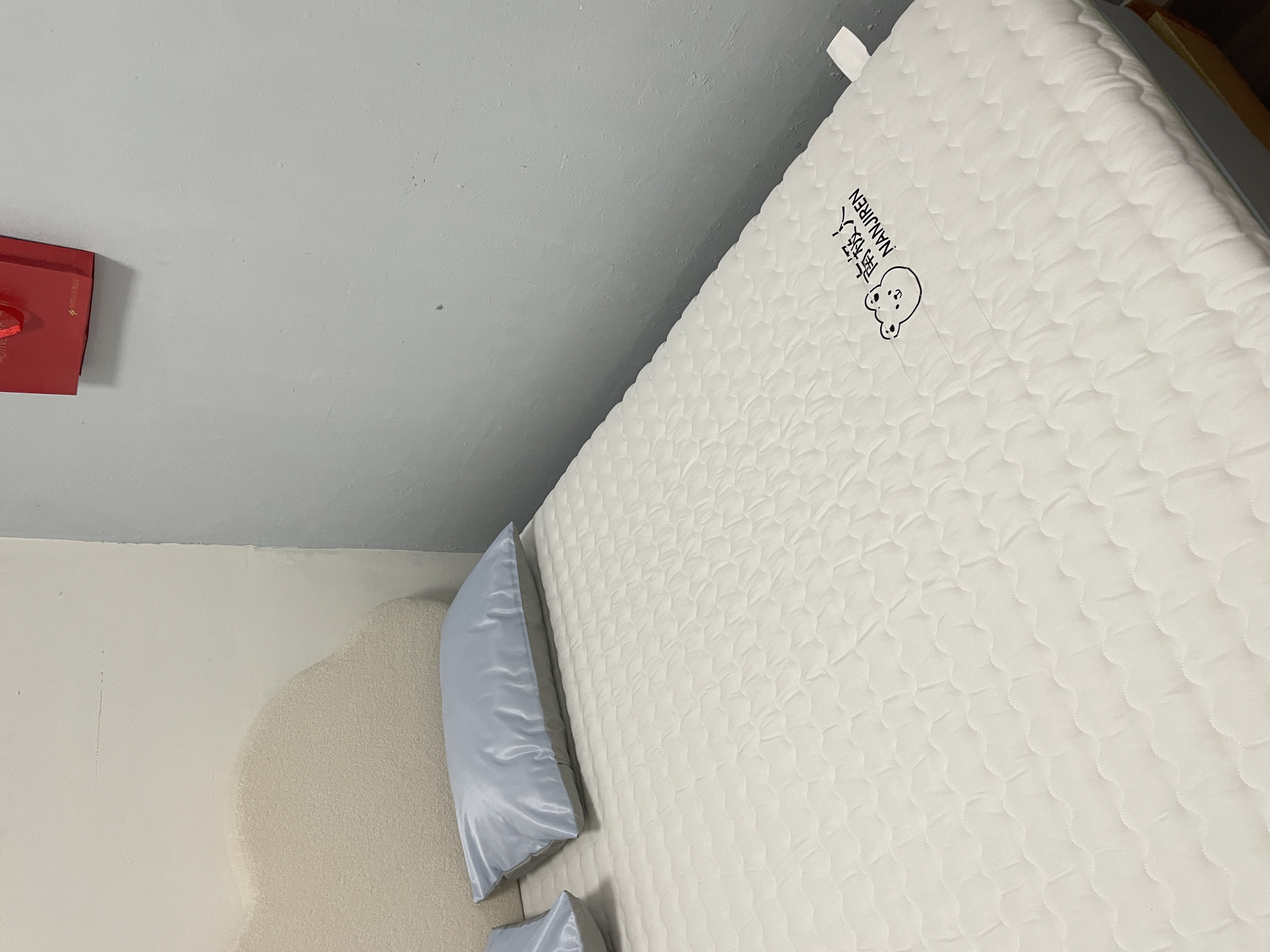 南极人（Nanjiren）记忆棉床垫1.5米x2米乳胶床垫褥子1.5x2米床垫子席梦思床垫榻榻米 南极人定制-泡泡白【厚约8cm】 150x200cm【0压护脊深睡丨A类母婴级】 实拍图