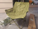 牧高笛（MOBIGARDEN）折叠月亮椅 户外露营便携懒人椅躺椅露营椅子 NX25665013 冬竹青 实拍图