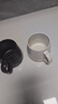 品喻（PINYU）石纹情侣马克杯个性陶瓷大容量办公室家用简约生日礼物500ml白色 实拍图