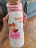 得力（deli）儿童学生保温杯草莓蛋糕可爱小学多功能双饮口长效保温吸管杯 实拍图