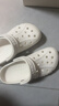 卡骆驰（CROCS）贝雅洞洞鞋男鞋女鞋轻便耐磨一脚蹬拖鞋休闲鞋百搭花园鞋|10126 白-100 37 /38(230mm) 实拍图