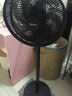 美的（Midea）电风扇落地扇台扇家用大风量电扇宿舍轻音低噪台式桌面两用节能 【七叶强风  台地两用】曜石黑SAF30AB 实拍图
