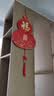 YIJLJ新中式福字葫芦挂饰客厅电视背景墙装饰画入户玄关门上挂画中国结 吉祥如意291895 30*40 亮丽水晶画面+精雕造型 中国结流苏挂饰 实拍图