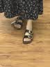BIRKENSTOCK勃肯德国进口大扣女款牛皮革漆皮亮面Arizona双扣拖鞋 黑色窄版1021476 37 晒单实拍图