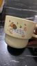 网红新款叠叠马克杯宿舍家用可爱狗陶瓷杯水杯礼物茶杯咖啡杯 奶油色 1个 280ml 奶白礼帽小狗叠叠杯【无盒装】 实拍图
