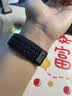 适用苹果手表表带耐克applewatch10 11 9 8尼龙nike回环Ultra表带 【NK黑配蓝色】表带 【46mm】适用Apple Watch10代/11 实拍图