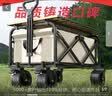 京物露营车推车户外折叠型营地车野营可折叠小拖车便携式野餐手拉车桌 500L 有刹车 全钢车架（黑色） 实拍图
