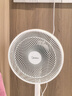 美的（Midea）电风扇 家用七叶立式落地扇宿舍卧室轻音节能摇头桌面小风扇大风力空气循环风扇 SAF30AC 实拍图