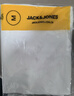 杰克·琼斯（JACK&JONES）26年男装四季打底T恤男士凉感透气多色情侣款短袖t恤水洗不易走形 白色A06 M 175 实拍图