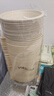 云蕾一次性碗圆形饭盒带盖打包盒汤饭加厚玉米淀粉餐具350ml*50只 实拍图