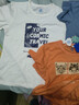 真维斯童装儿童短袖T恤纯棉上衣男童网红半袖中大童帅气夏装薄款 【3件装】熊爪蓝+宇宙白+虎橘 150 实拍图