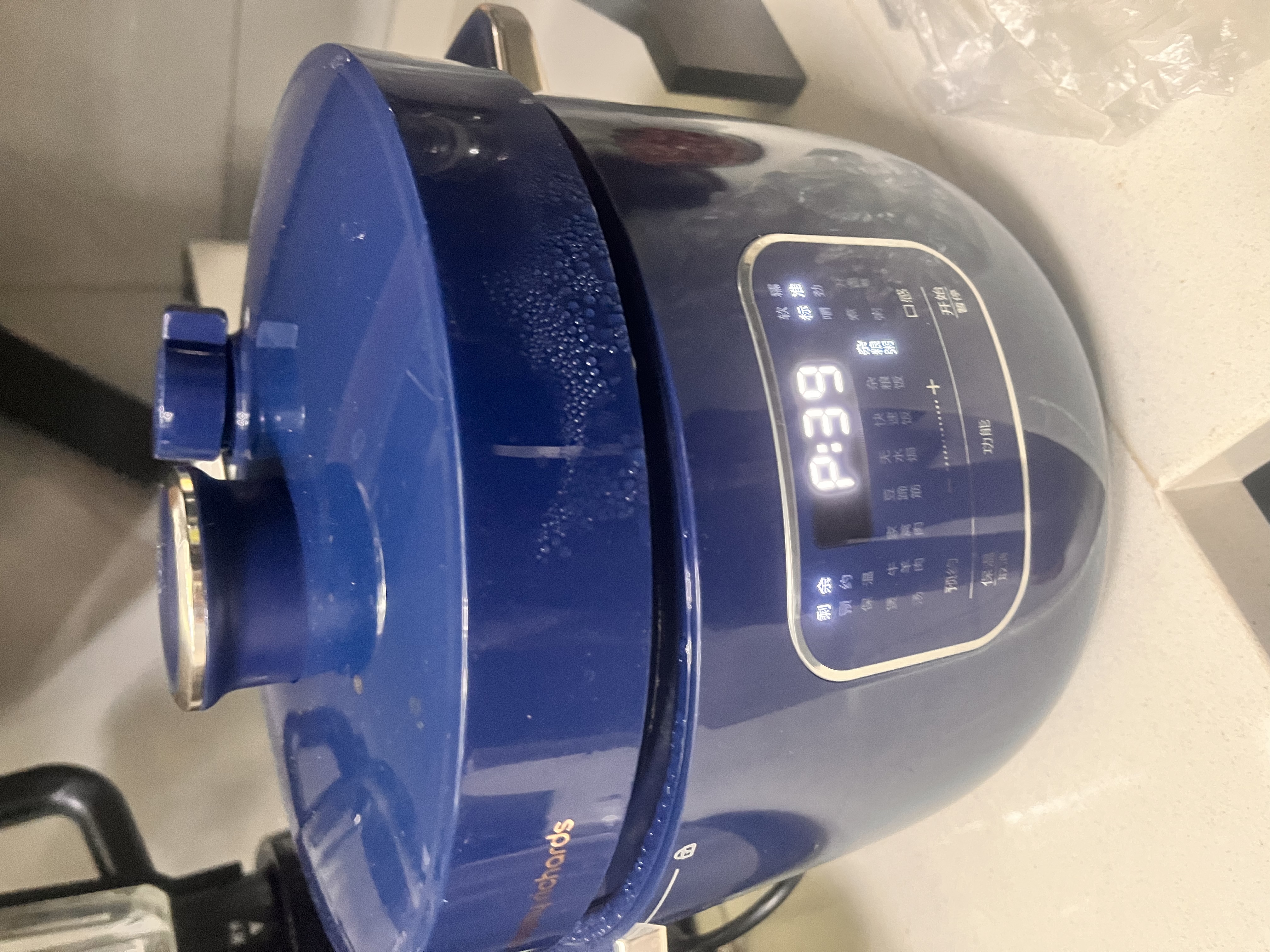 摩飞电器电压力锅电高压锅高压电饭锅压力电饭煲家用多功能2.5升小型迷你2-3-4人用 MR8701 升级双内胆蓝【0氟珐琅釉】 2.5L 实拍图