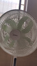 美的（Midea）【幸运草安睡1S】一级能效直流变频声控电风扇家用遥控卧室静音落地扇台式桌面抗菌大风力转页扇 实拍图