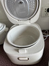 美的（Midea）小碧玉电饭煲2-3人3升0氟陶瓷白玉内胆家用电煮锅煲汤煮粥智能预约多功能一锅多用微压电饭锅RE360 实拍图