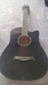 相思鸟 民谣吉他38寸初学者入门男女吉他乐器 亮光黑色 实拍图
