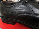 意尔康男鞋圆头商务正装鞋春秋单鞋系带皮鞋德比婚鞋 53449W 黑色 42 实拍图