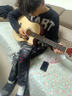维卡斯（WEIKASI）民谣吉他初学者木吉他单板新手入门练习琴guitar吉它学生男女乐器 38英寸原木色+礼包【初学推荐】 实拍图