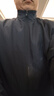 雅戈尔（YOUNGOR）单行政夹克男立领短款单茄克高端棉男士上衣外套 藏青VJJK419960FQA 2XL 185/104A 实拍图