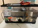 阔庭鱼缸懒人鱼缸家用客厅办公室金鱼缸过滤鱼缸黑色款 实拍图