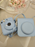 富士（FUJIFILM）instax  mini12 一次成像 立拍立得相机 mini12 绣球蓝 套餐九（官方标配+相机包+相册+白边相纸40张） 实拍图